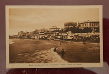 cartolina anzio roma riviera con villini formato piccolo '900