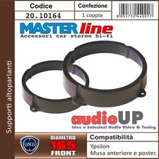 Supporti adattatori altoparlanti 165 mm Lancia Ypsilon Anteriori e posteriori