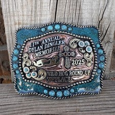 Fibbia per cintura stile rodeo