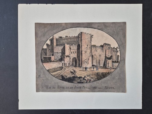 Antique watercolor 1800 - antique, c.1800