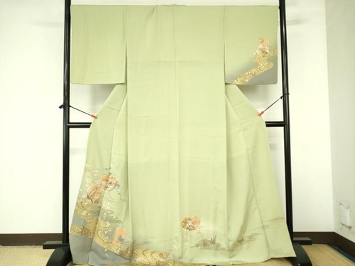 Kimono giapponese ricamo fiore