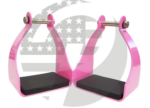 Staffe rosa alluminio - , western