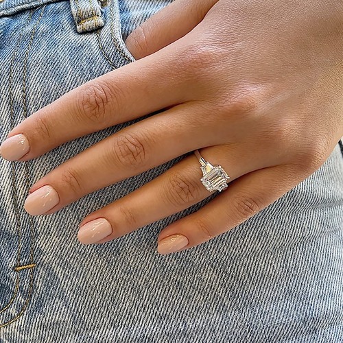 Anello lusso con diamanti - di,