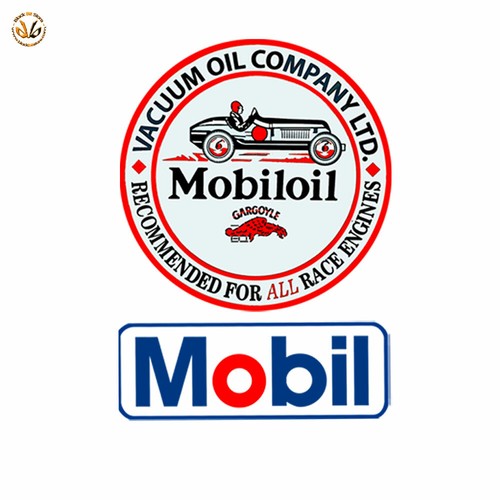 Mobil vacuum oil adesivi
