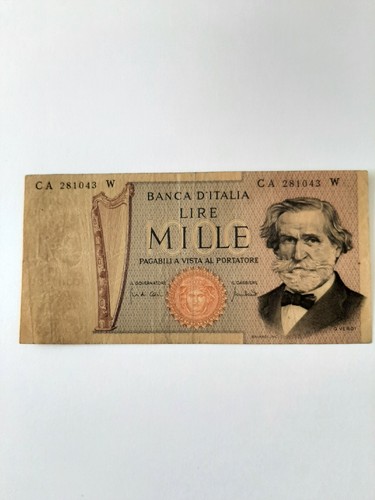 1000 lire verdi - 2, 25-3-1969