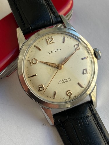 Orologio uomo vintage exacta - orologio,