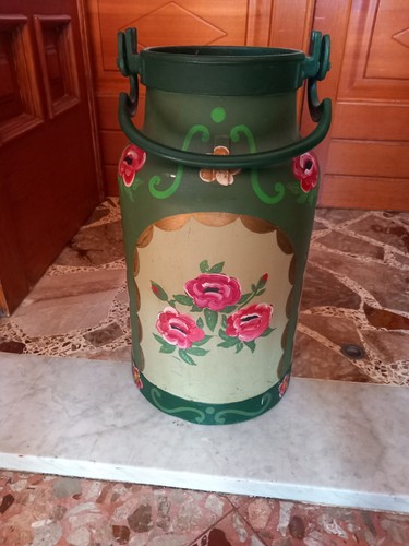 Portaombrelli tirolese dipinto - portaombrelli,