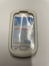 Samsung S5570 Galaxy Mini custodia silicone morbida bianca posteriore TPU nuova S 5570