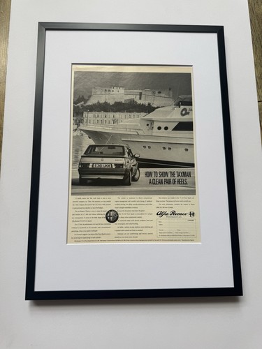 Framed alfa romeo - alfa,