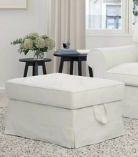 Copri poggiapiedi IKEA EKTORP BLEKINGE bianco 000.340,95 100% cotone nuovo e sigillato