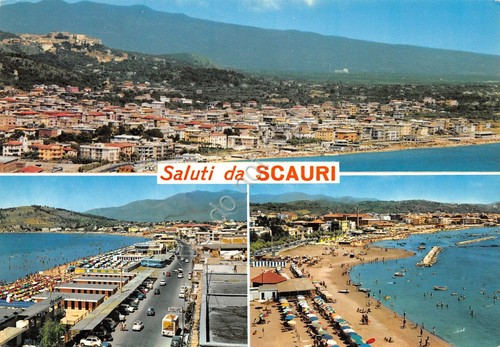 Cartolina scauri vedute varie - scauri,