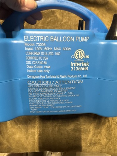 Pompa palloncino elettrica - pompa, a