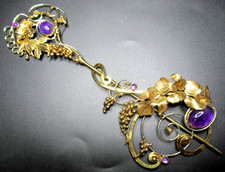 BINDA Amethyst Grapes & Leaves