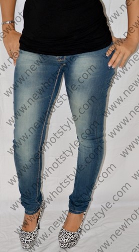 Jeans donna effetto scolorito - donna,