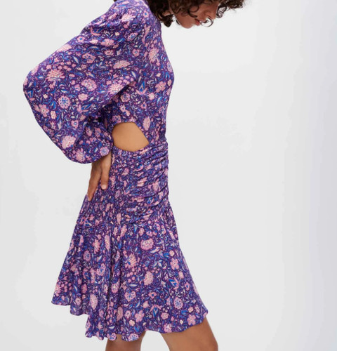 Maje women purple floral - women's,