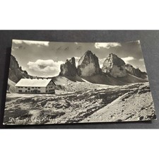 Cartolina Dolomiti - Rifugio e Tre Cime di Lavaredo