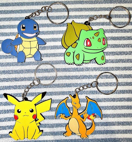 Portachiavi pokémon set - portachiavi,