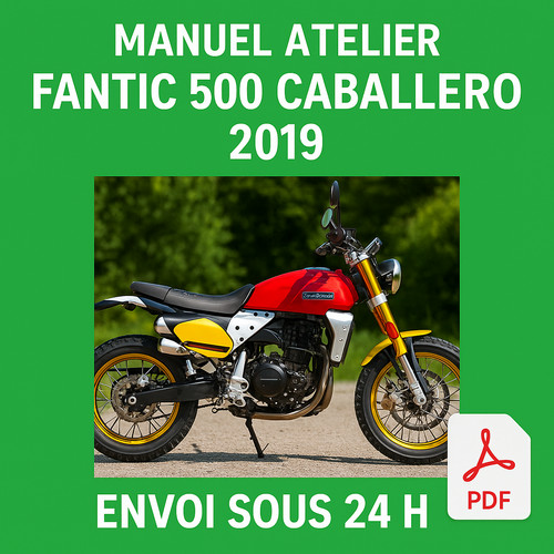 Manuel atelier fantic - atelier, 500