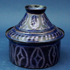 PAOLO DE POLI Vaso rame smaltato design 1900 amico e collaboratore di Giò Ponti