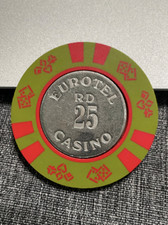 $25 EUROTEL CASINO CHIP POKER