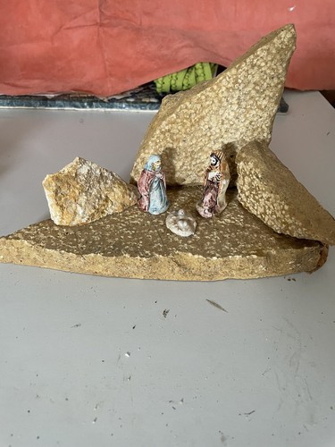 Presepe capanna con natività - presepe capanna,