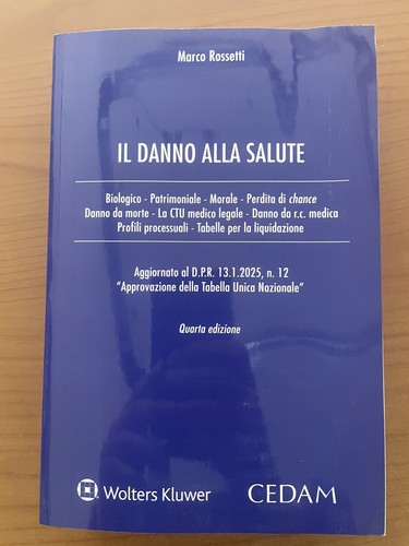 Danno alla salute 4ed cedam - il,