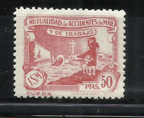 8175 mnh sello fiscal marina - 8175-mnh**,