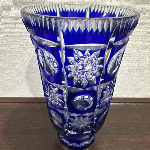 Base fiore vaso - , cristallo