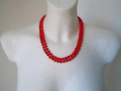 Collana corallo colorata a - collana,