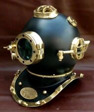 Rara D'Epoca Immersione Divers Casco Segno V Vintage Marina US Mare Deep Scuba