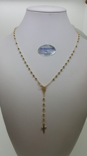 Collana rosario religioso - collana,