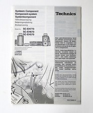 Manuale originale TECHNICS