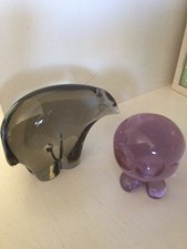 2 Oggetti di cristallo di Murano