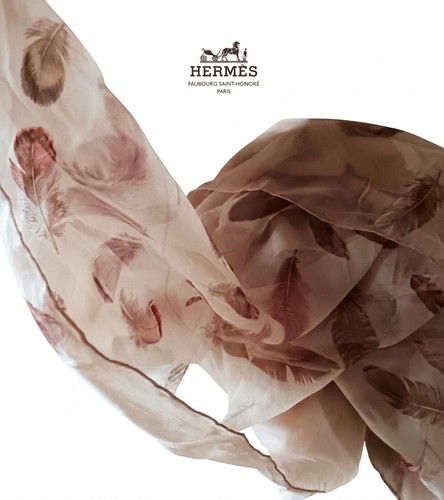 Foulard hermès plumes - hermès, henri