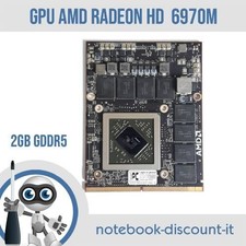 Scheda Video portatile  ATI RADEON 6970M  2Gb GDDR5. Scheda video iMac 27" A1312
