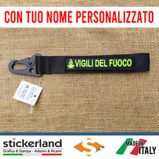 Portachiavi personalizzato VIGILI DEL FUOCO con nome personalizzato o qualifica