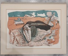 QUADRO DIPINTO LITOGRAFIA? GIULIO RUFFINI  COPIA H.C. FUORI COMMERCIO