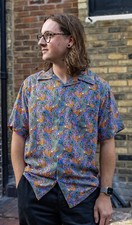 Camicia retro vintage stampa - camicia, retro/vintage