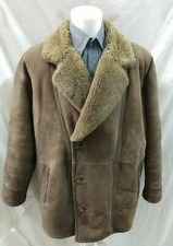 montone schearling uomo tg 50