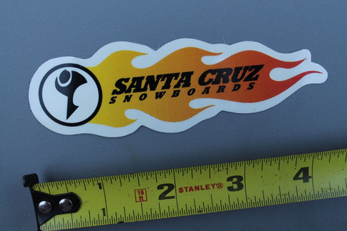 Adesivo snowboard santa cruz - adesivo,