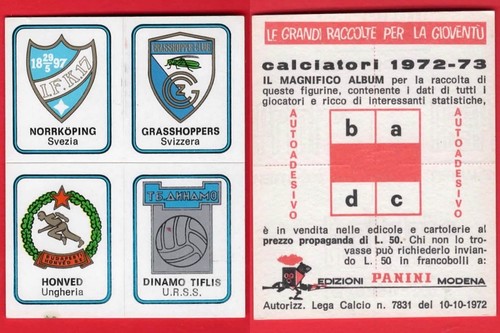 Figurina calciatori panini - calciatori,