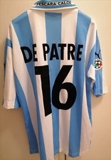 maglia calcio pescara ( de patre ) 2001/2002 match worn