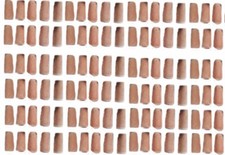  90 tegole 10x5 mm terracotta presepe MINUTERIE mar