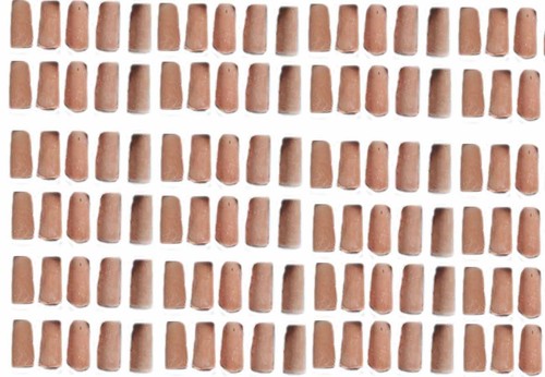 Tegole 10x5 mm terracotta - tegole,