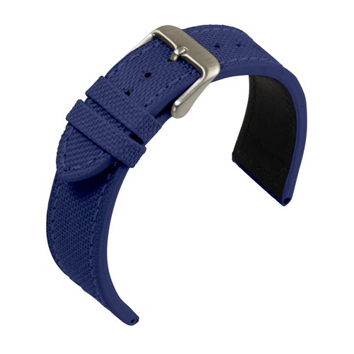 Cinturino orologio tela blu - orologio,