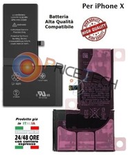  BATTERIA PER APPLE IPHONE X 2176mAh RICAMBIO PILA CAPACITA' ORIGINALE