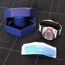 [Scatola originale!] Orologio giocattolo CASIO JG-310 CARTOON HEROES Cybermax Punch - Raro