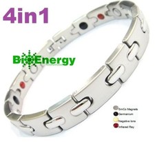Bracciale Energia Magnetica Power Salute 4in1 Bio Braccialetto Artrite