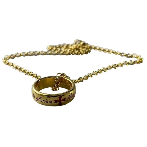 Templare collana anello oro - collana,
