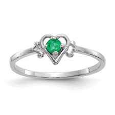 Anello cuore pietra nascita